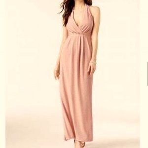 Betsy & Adam Rose Gold Sparkle Evening Gown!! 💗💎